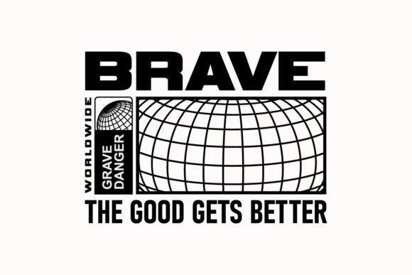Brave Streetwear Graphic Tee Template: Urban Edge for Modern Brands