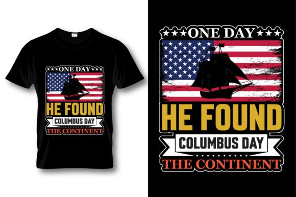Columbus Day Graphic T-shirt Design: A Versatile Asset