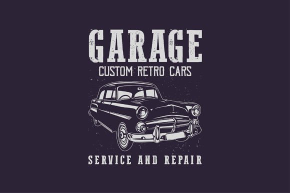 Cruisin' in Style: The Vintage Car T-Shirt Design Graphic