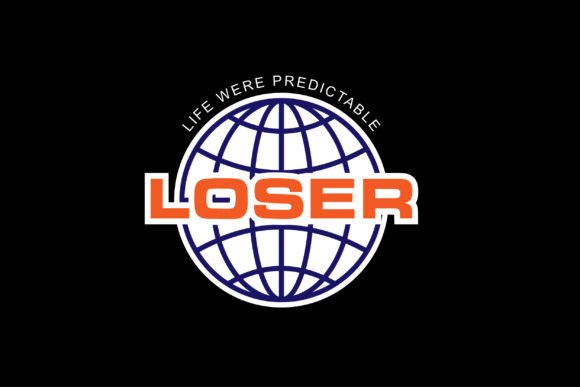 Loser Quotes Graphic Design: Bold Urban Aesthetics