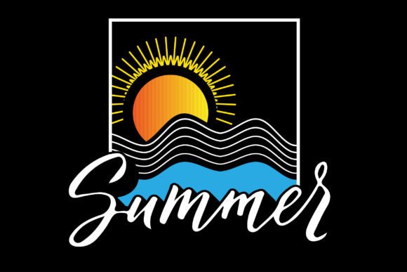 Summer Vibes Graphic Tee Design: Urban Style for Your Brand
