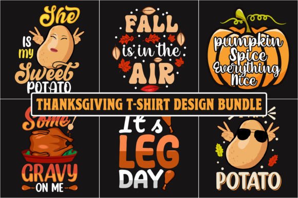 Thanksgiving Graphic Bundle5: Versatile Fall Design Assets